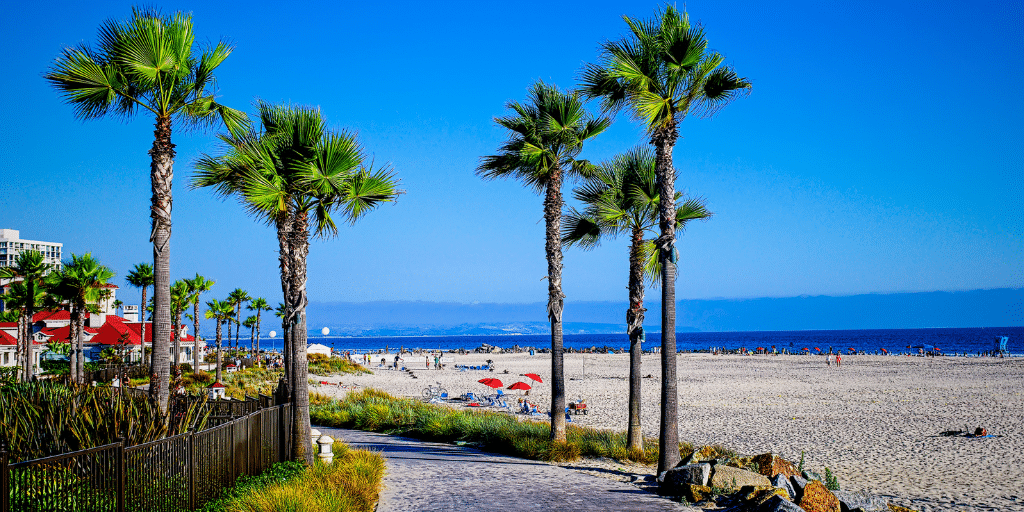 photo of coronado beach showing what is san diego known for