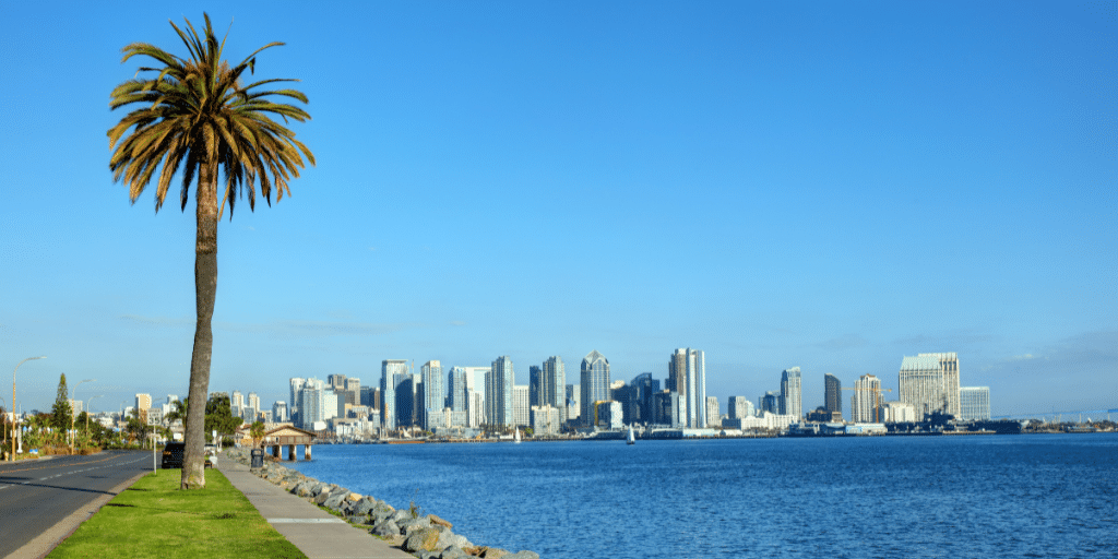 photo of downtown san diego from across the bay showing what is san diego known for