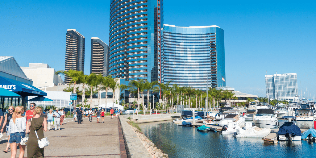 photo of san diego bayfront activites showing what is san diego known for