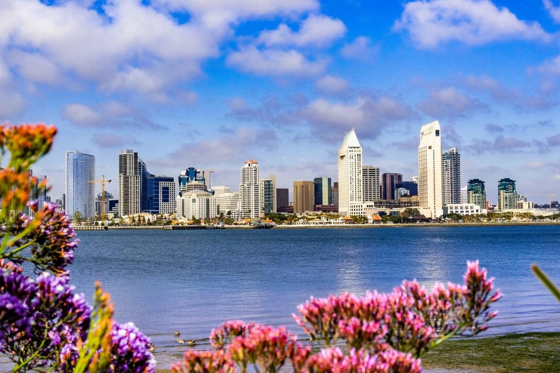 Photo of Blue Life San Diego, downtown from Shelter Island. San Diego vs. Los Angeles