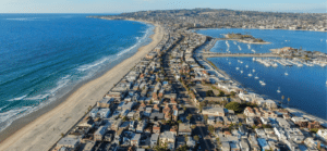photo of mission and pacific beach showing the best beaches in san diego