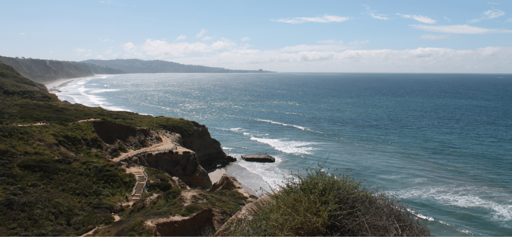 photo of torrey pines natural preserve hike showing one of the best san diego hikes and trails