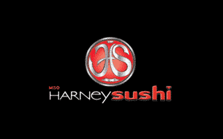 photo of harney sushi logo showing the best sushi in san diego